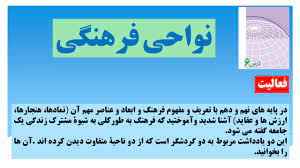 
	پاورپوینت نواحی فرهنگی
