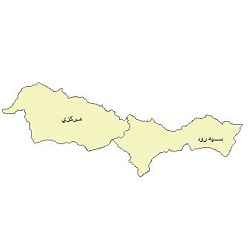 
	نقشه ی بخش های شهرستان جلفا
