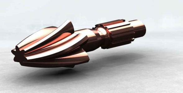 
	چرخ دنده طراحی شده در سالیدورک
