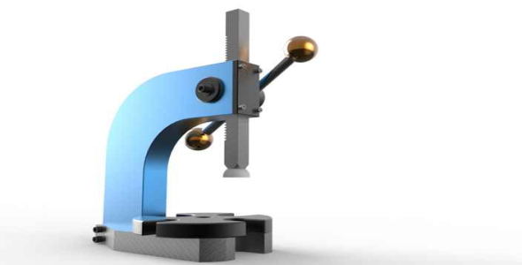 
	پرس دستی طراحی شده در سالیدورک و کتیا
