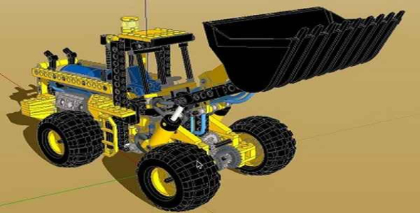     طرح سه بعدی بیل مکانیکی دراسکچاپ به صورت کامل (sketchup) - فروشگاه فایل
