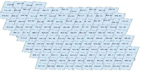 لایه وکتوری ایندکس نقشه های 25000 ، 50000 ، 250000 ، 100000 ، تصاویر IRS همراه با ایندکس DEM ایران