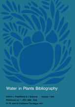 Water-in-Plants Bibliography: References no. 1–979/ABD — ZUB