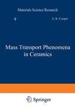 Mass Transport Phenomena in Ceramics