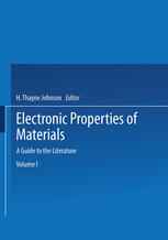 Electronic Properties of Materials: A Guide to the Literature